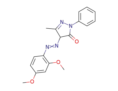 4-[(2,4-dimethoxyphenyl)azo]-2,4-dihydro-5-methyl-2-phenyl-3H-pyrazol-3-one