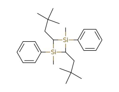 2,4-Bis-(2,2-dimethyl-propyl)-1,3-dimethyl-1,3-diphenyl-[1,3]disiletane