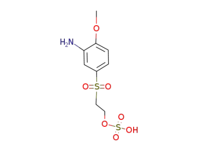 2-(3-amino-4-methoxyphenylsulfonyl)ethyl hydrogen sulfate